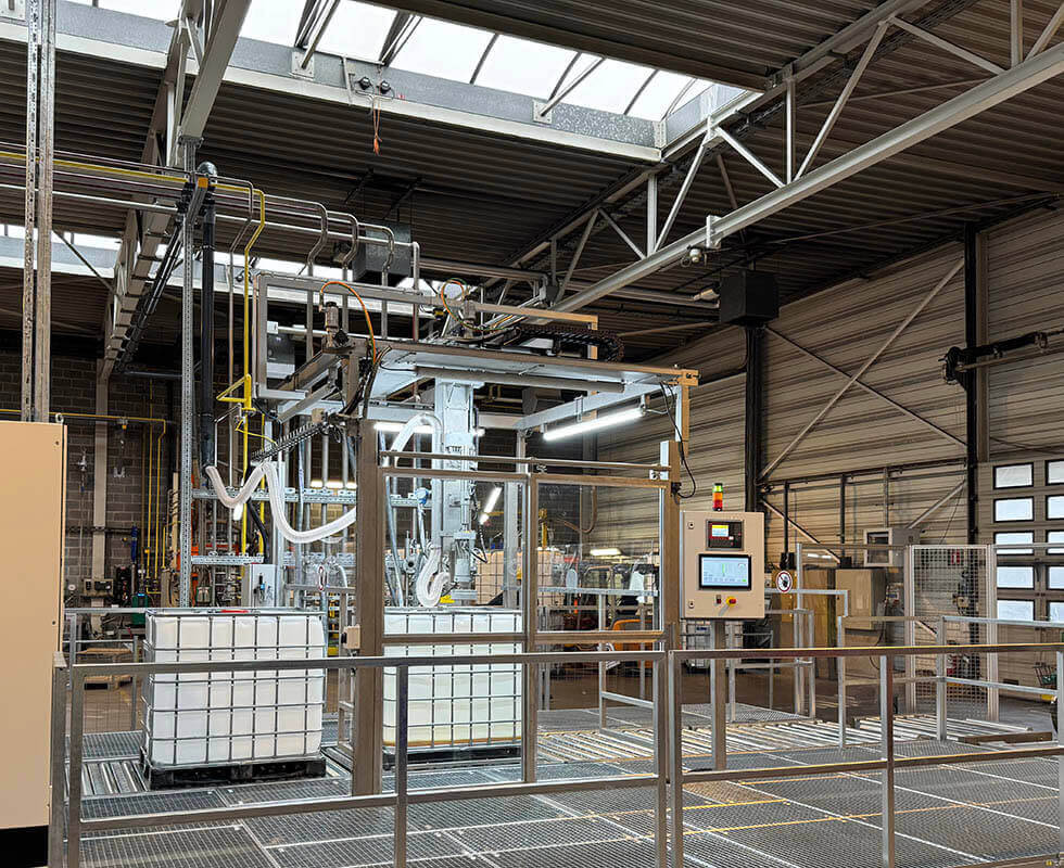 Automatisierte Flüssigkeitsabfüllung Automatisierte Flüssigkeitsabfüllung