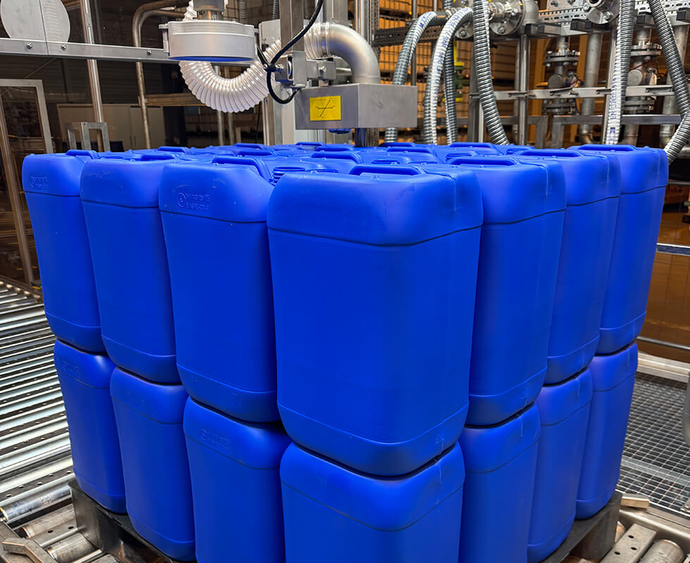 Abfüllung von Silan in Kanister Abfüllung von Silan in Kanister